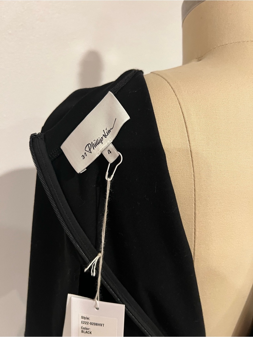3.1 Phillip Lim Black Women's Blazer Jacket with Zipper Detail